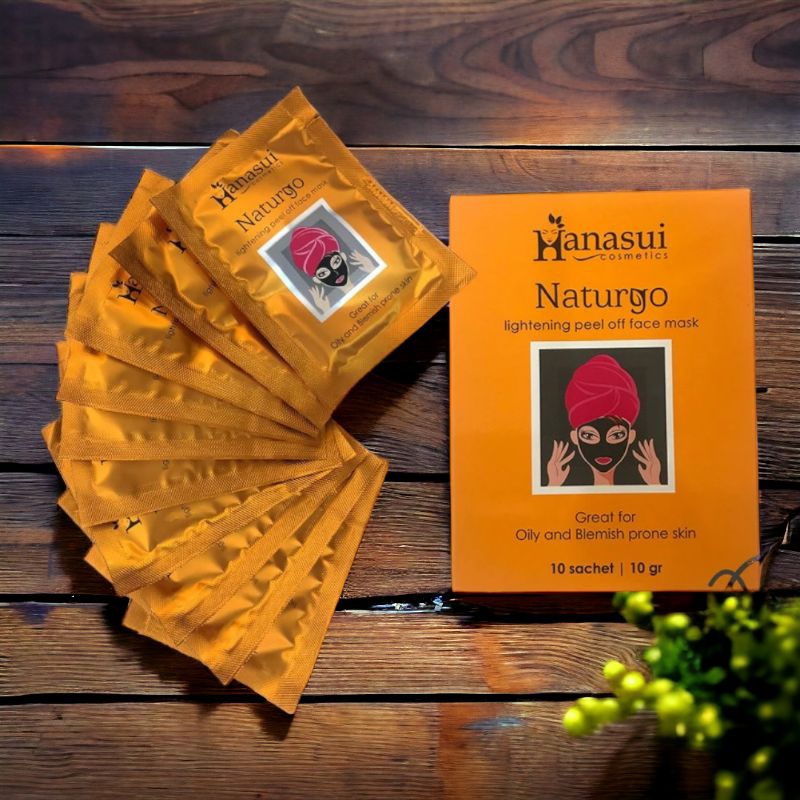 ( ECER ) Hanasui NaturGO Peel Off Mask Sachet | Masker  Hanasui  Orange Sachet