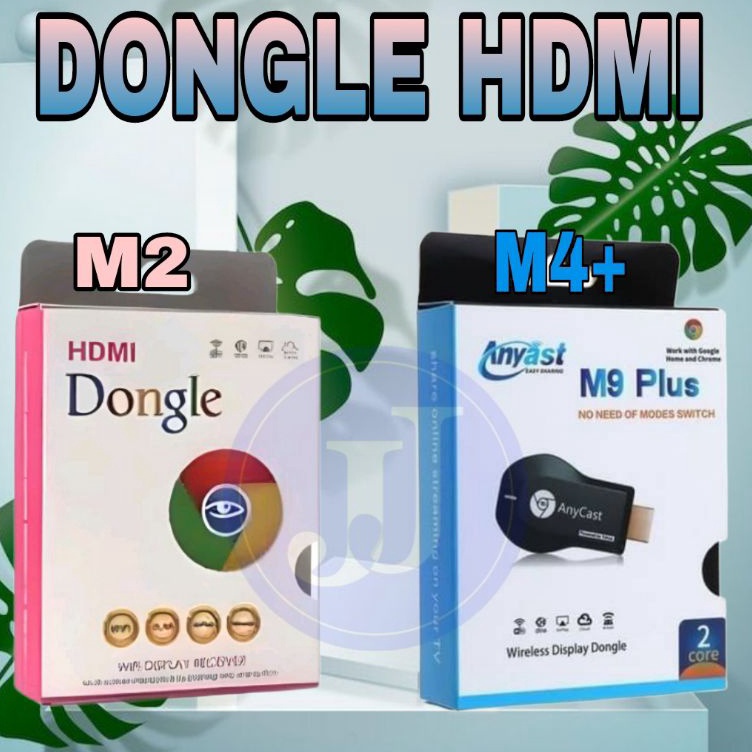 RBA DONGLE HDMI M2 DONGLE HDMI M4 PENYAMBUNG HP KE TV LAPTOP PROYEKTOR HDMI M2 M4  Ready