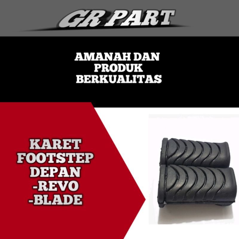 Karet footstep depan revo,blade