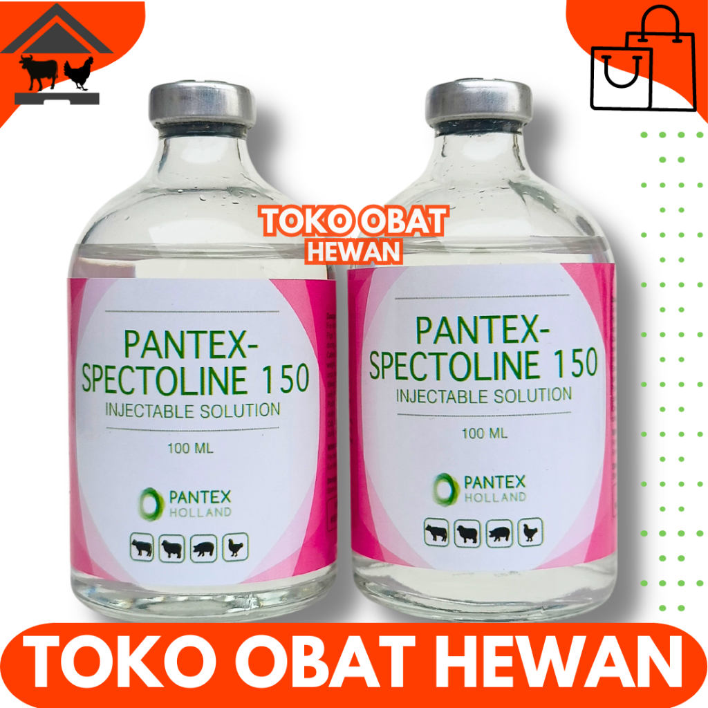 PANTEX SPECTOLIN 100ML - Obat Snot Cekrek Ngorok CRD Complex Ayam Ampuh - Like LS Injection Interspe