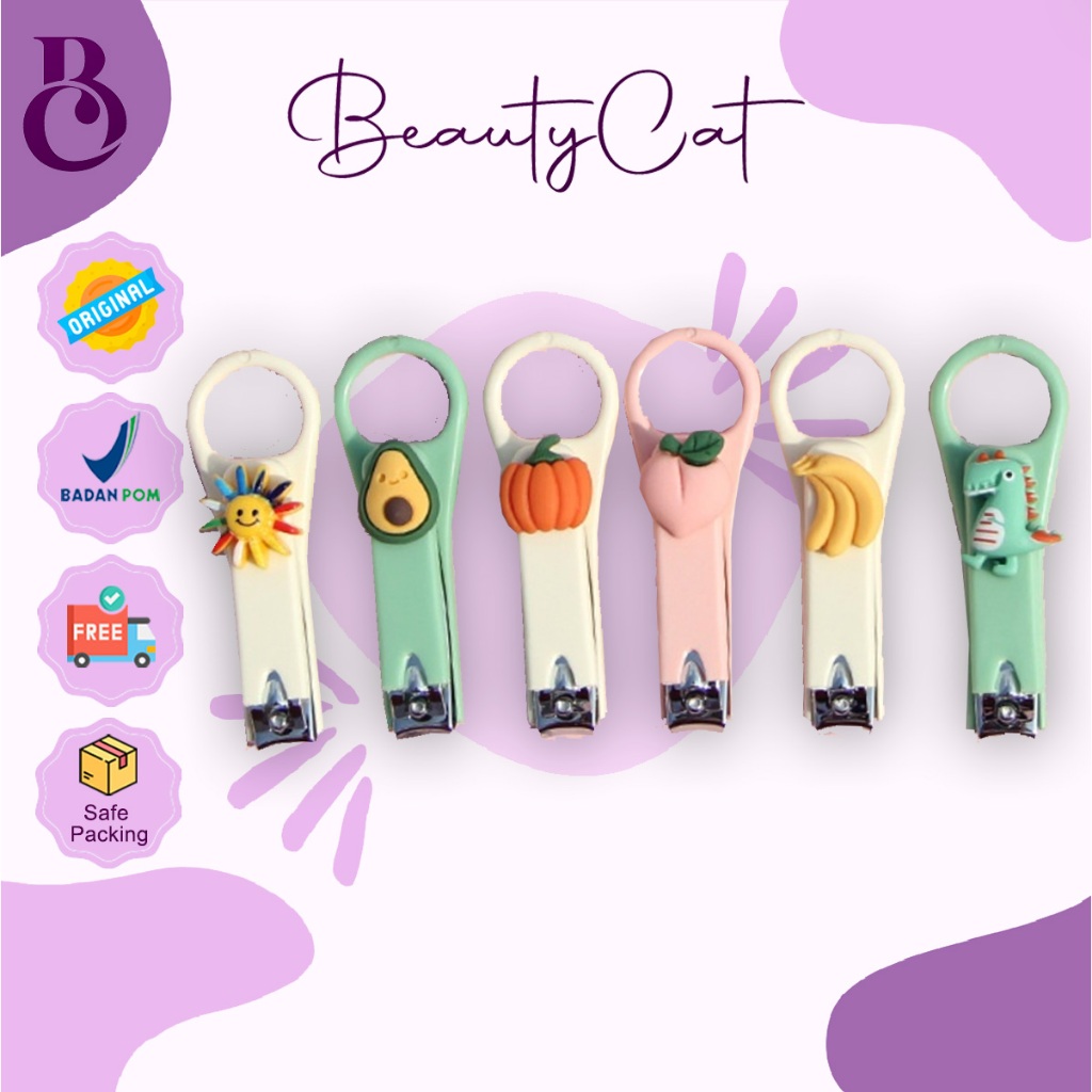 Gunting Kuku Karakter Lucu Besar / Gunting Kuku Imut / Nail Clipper