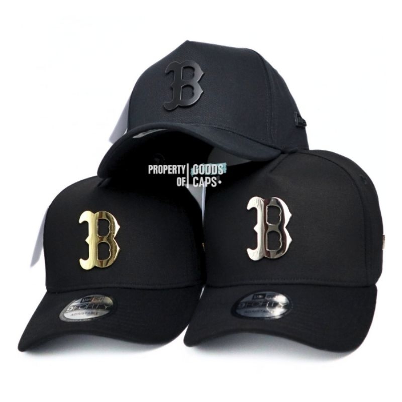 Topi Baseball B Boston Logo Besi