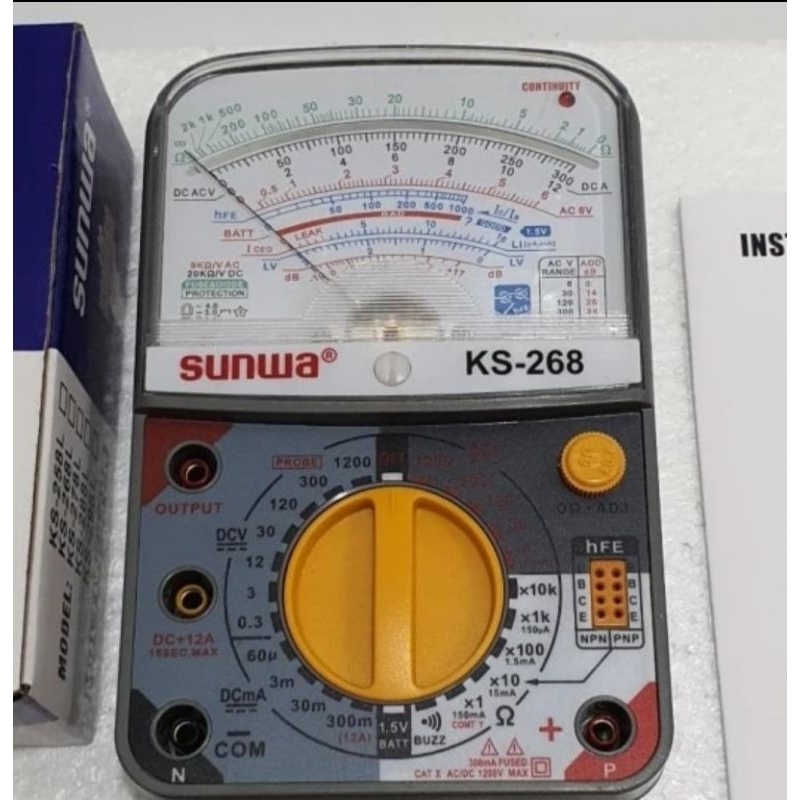 Multitester Sunwa / Avometer / Multimeter Sunwa Analog KS-268