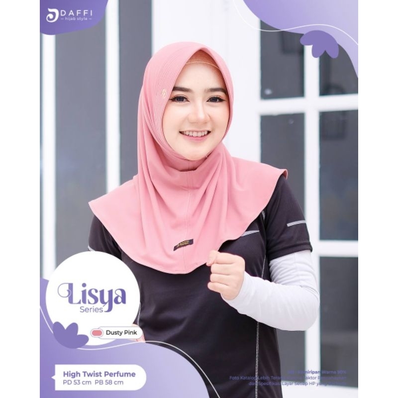 [COD] HIJAB SPORT BERGO LISYA ORIGINAL DAFFI HIJAB [Bisa COD] Bergo Best Seller