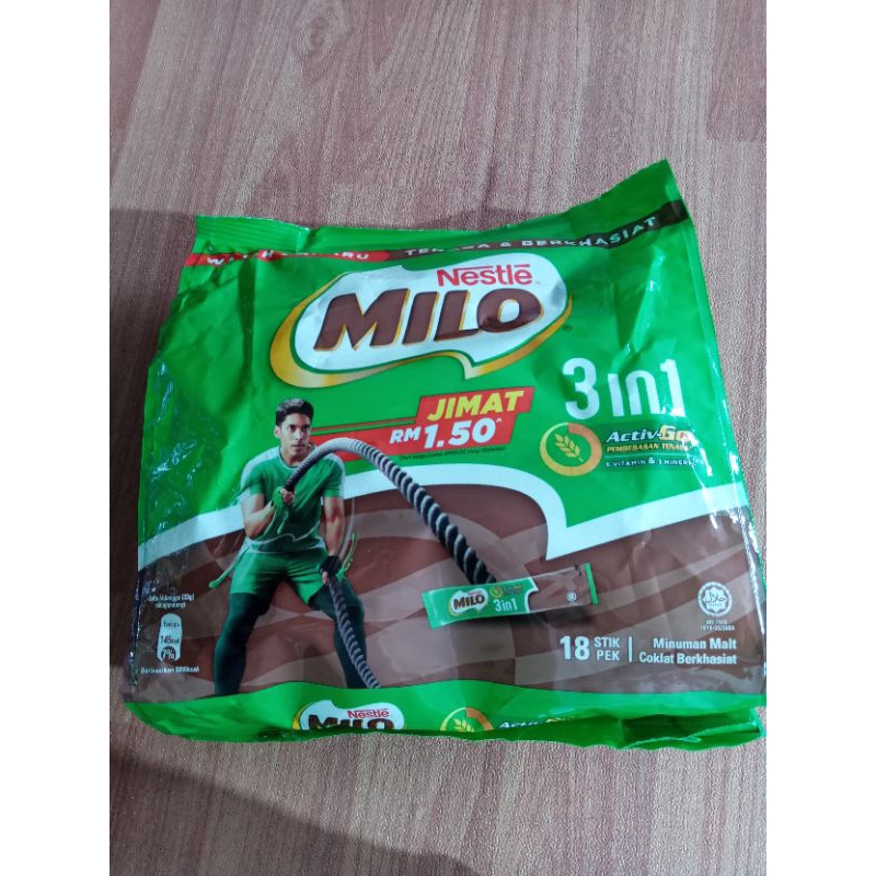 

milo sachet Malaysia isi 18 stik/minuman coklat/chocolate drink