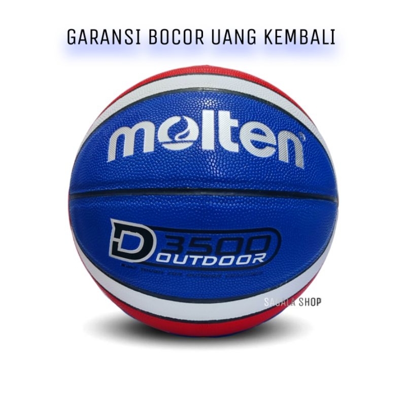 Molten Bola Basket Size 7 Outdoor D3500 Official Training Basket Ball