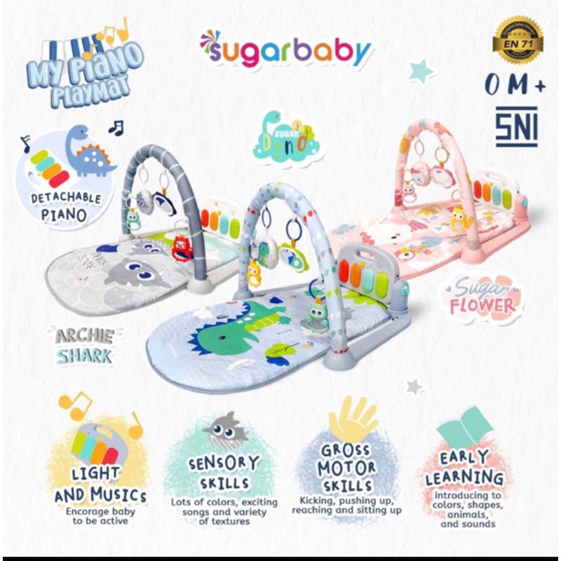 preloved sugar baby piano playmat