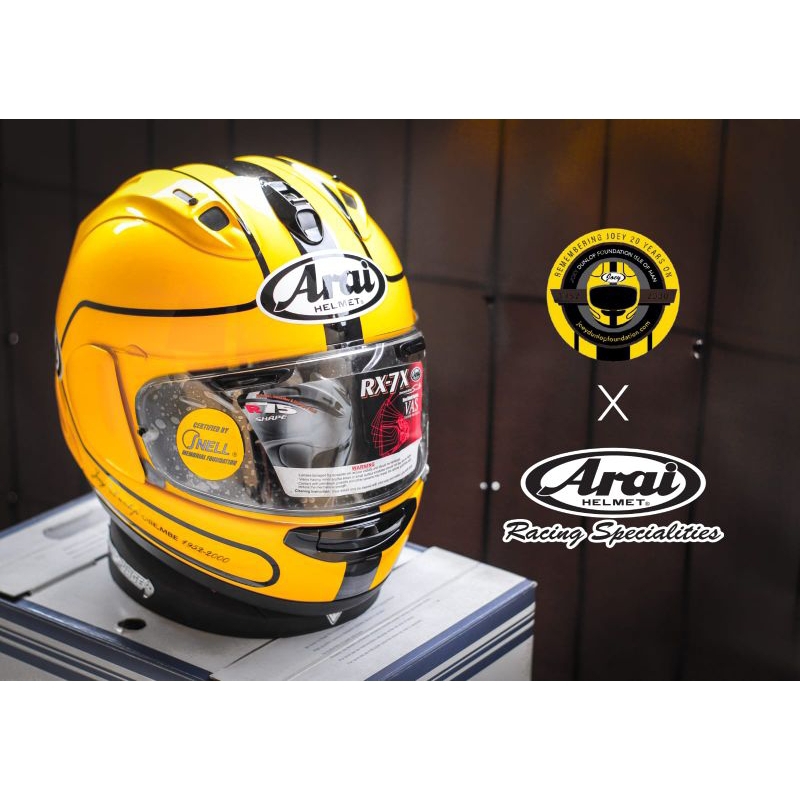 Arai rx7x Joey Dunlop limited edition