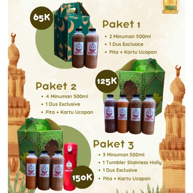 

Hampers Minuman Holly Tea / parcel lebaran parsel idul fitri hari raya hamper kado lebaran eid mubarak