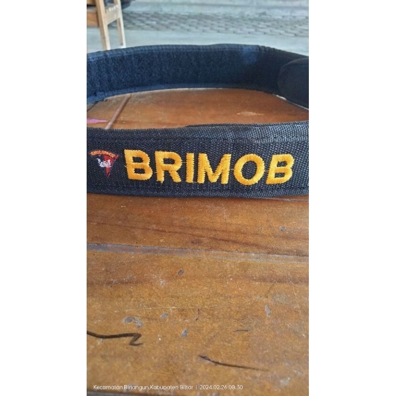 Kopel Hitam Klik Bordir Brimob