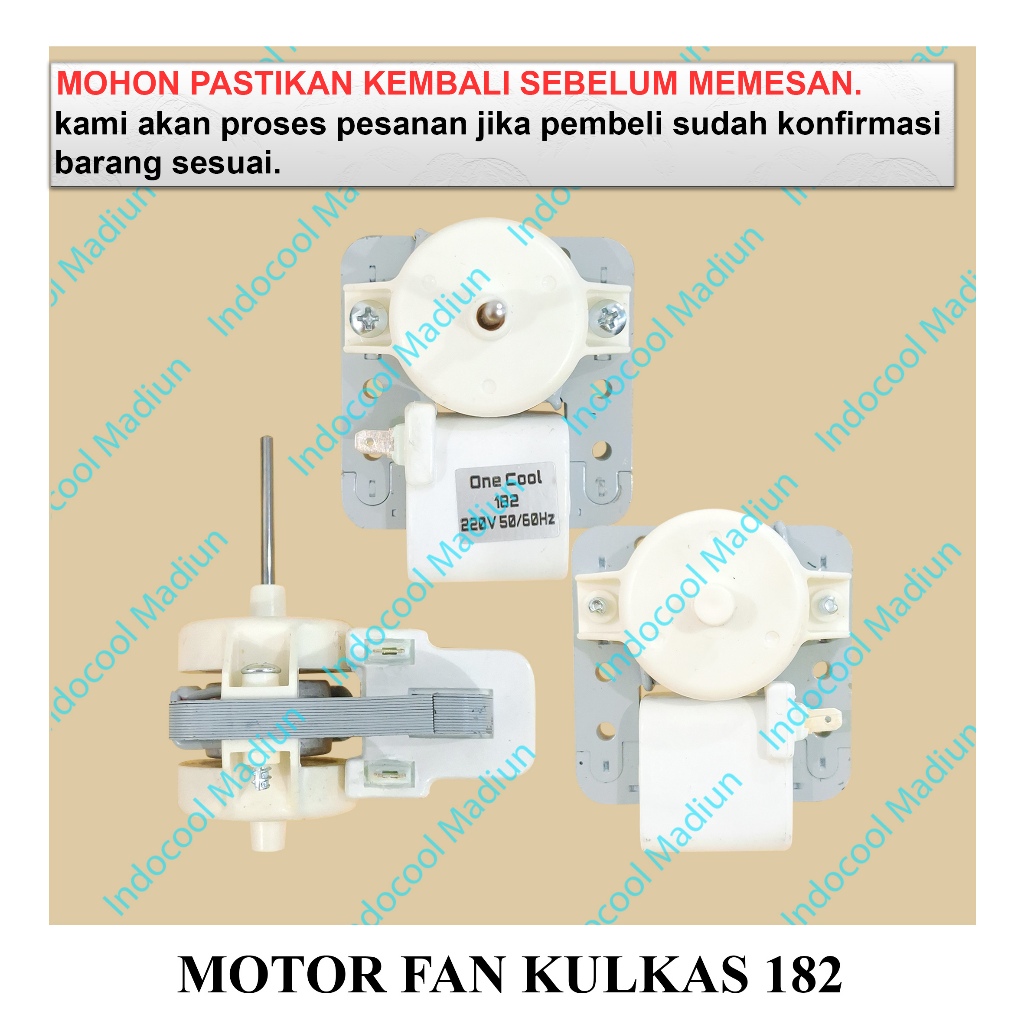 MFK182 DINAMO FAN MOTOR KULKAS/DINAMO KULKAS/MOTOR FAN KULKAS 182