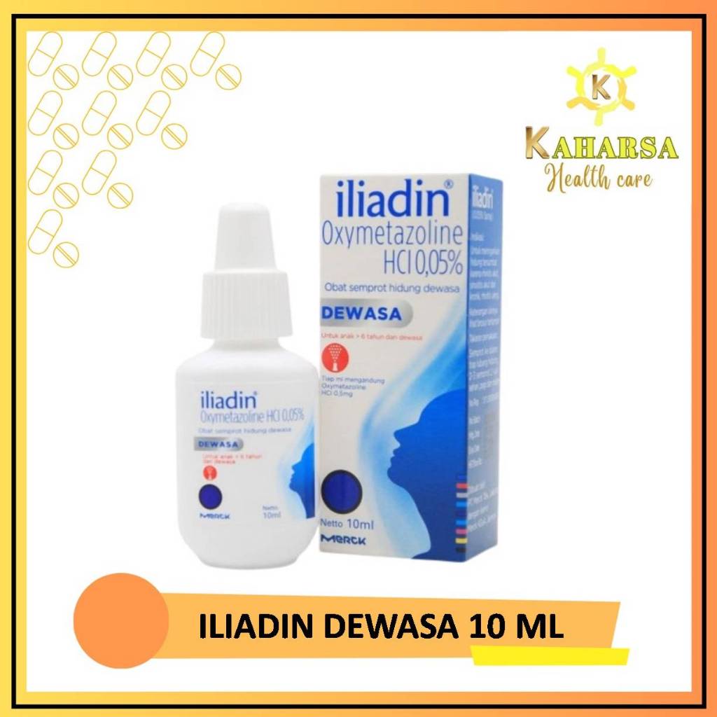ILIADIN SPRAY DEWASA 0.05% 10 ml - Solusi Hidung Tersumbat - obat tetes hidung tersumbat