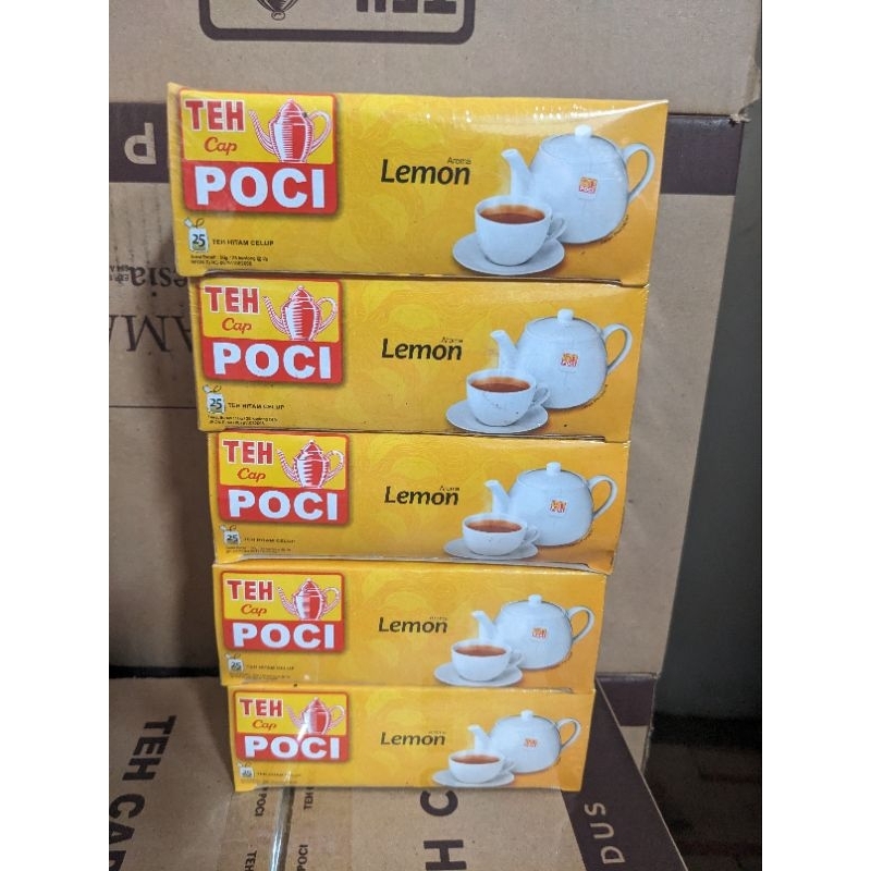 

Teh poci lemon 25 tea bags X 5 pack