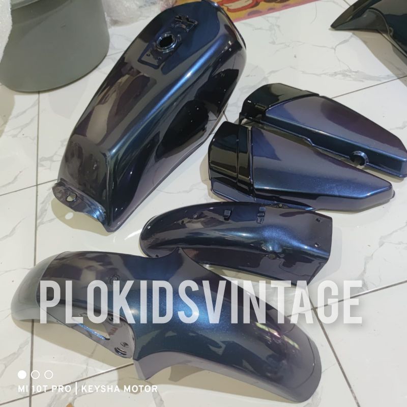 PAKET TANGKI YAMAHA RX KING BODY RX KING BUNGLON BIRU LEMBAYUNG