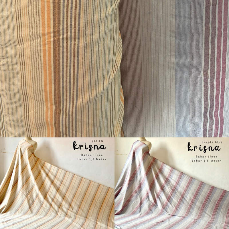 Kain Katun Triset Motif Garis