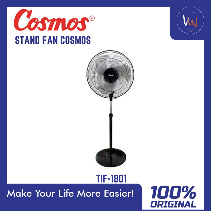 Stand Fan Cosmos TIF-1801 / Kipas Berdiri Cosmos / Kipas Angin