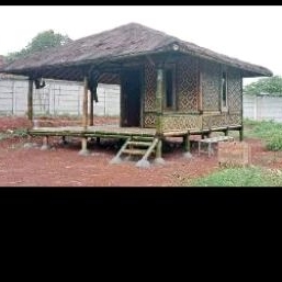 RUMAH BAMBU ATAP IJUK /RUMAH BAMBU SIAP PASANG/ RUMAH BAMBU MINIMALIS/ harga per meter