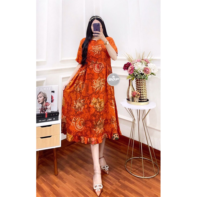 DASTER BATIK-DASTER BUNGA BUNGA-DASTER KAIN SANTUNG RAYON-DASTER VIRAL DAN KEKINIAN