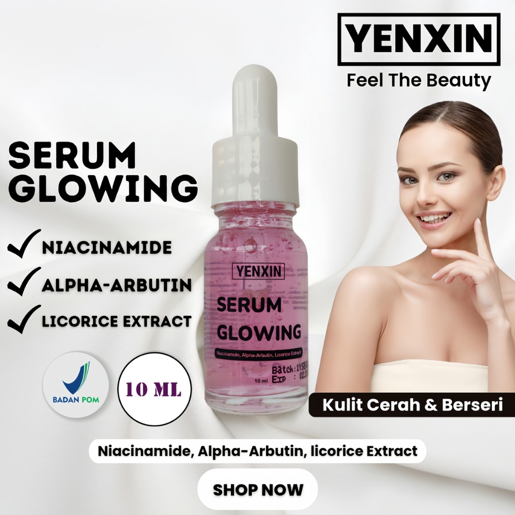 serum glowing peemutih wajah ,Serum glowing terbaik yenxin ,serum glowing pink,serum glowing omg,ser