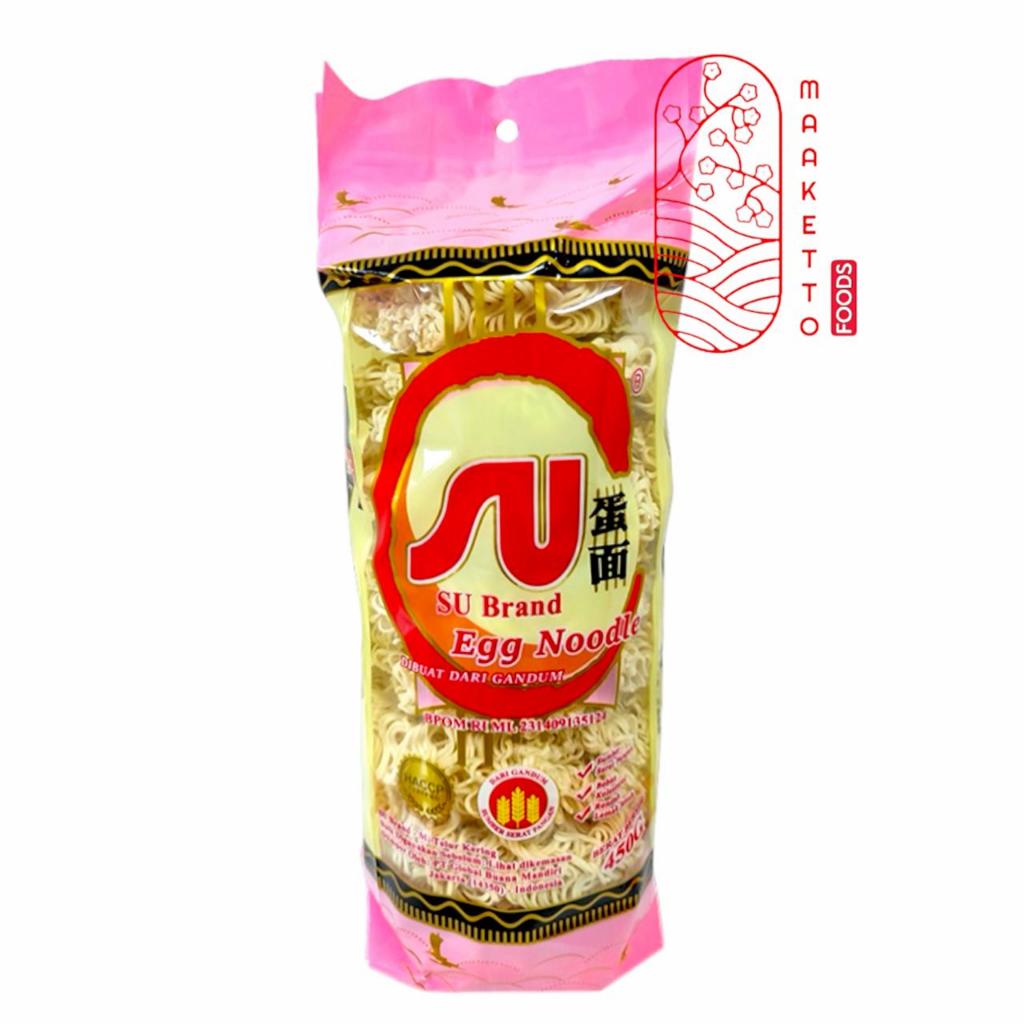 

Egg Noodle SU Brand / Mie Telur Kering Bulat Keriting / Mie Telor Gandum 450gr