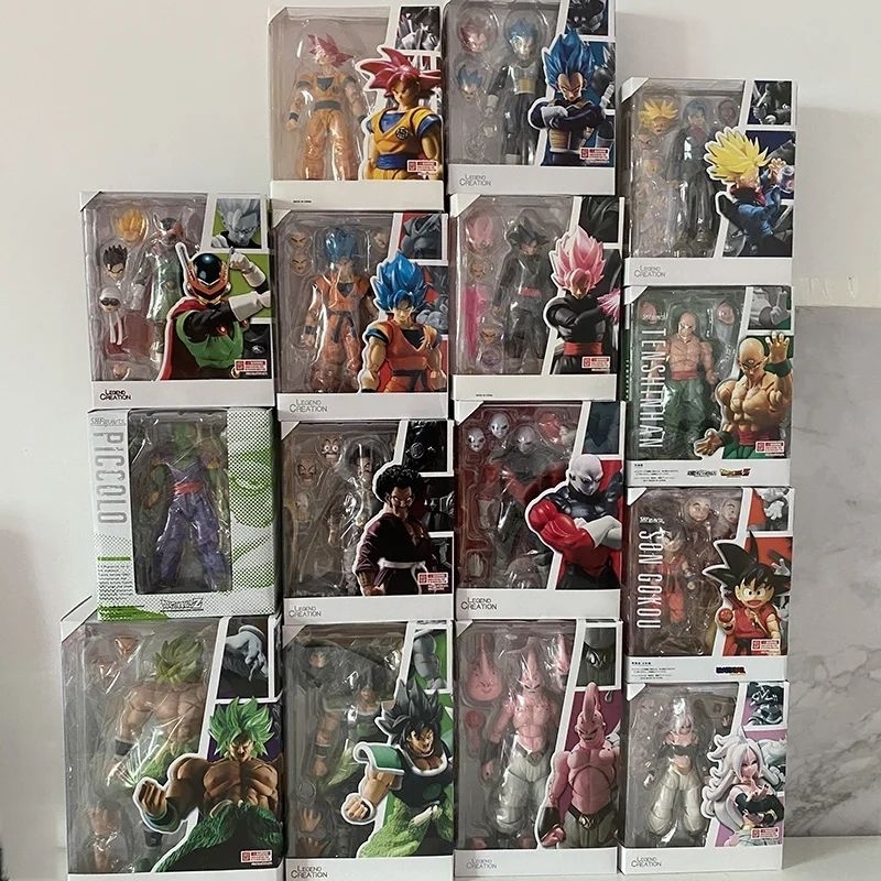 SHF SON GOKU SUPER SAIYAN DRAGON BALL TRUNK VEGETA GOKU KID MR SATAN