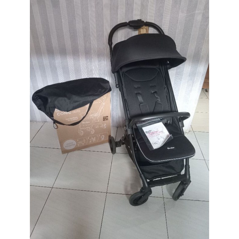 preloved stroller cocollate conic auto cabin size