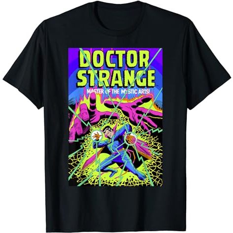 Baju kaos anak Doctor Strange Mystic Arts Neon Graphic T-Shirt