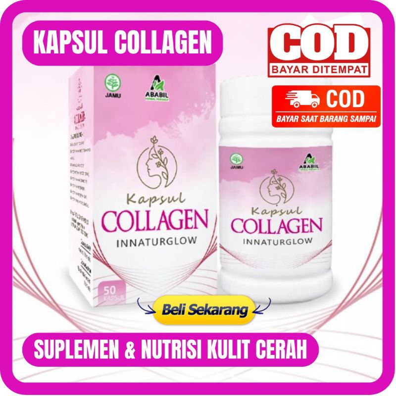 KAPSUL COLLAGEN INNATURGLOW - COLLAGEN KAPSUL INNATURGLOW COLLAGEN KAPSUL ABABIL COLLAGEN FISH NUTRI