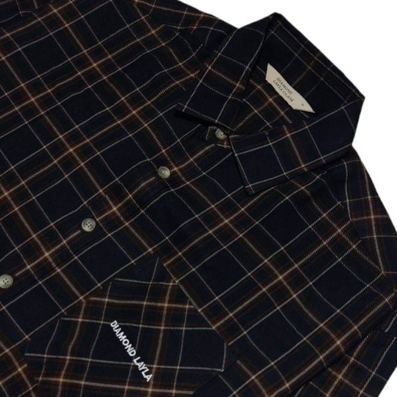 Kemeja Diamond Layla Jungkook BTS Like New Size L