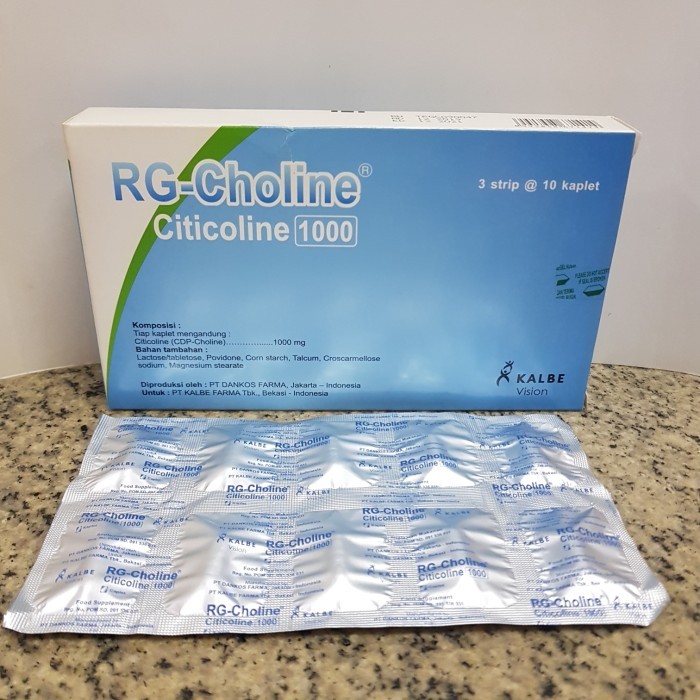RG CHOLINE 1000 mg (1 strip 10 tablet)