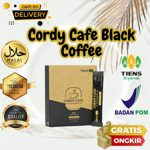 

(COD) Cordy Cafe Black Coffe Kopi Hitam Penunjang Stamina Dan Kesehatan Tubuh Isi Ecer Dan Box | 3 SACHET | Cordy Cafe Black Coffe Stamina Pria Kuat Alami