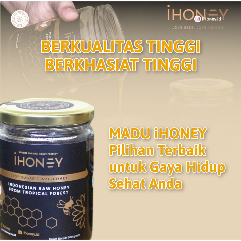 

Paket isi 5 botol Madu IHoney Naturan 290 gram