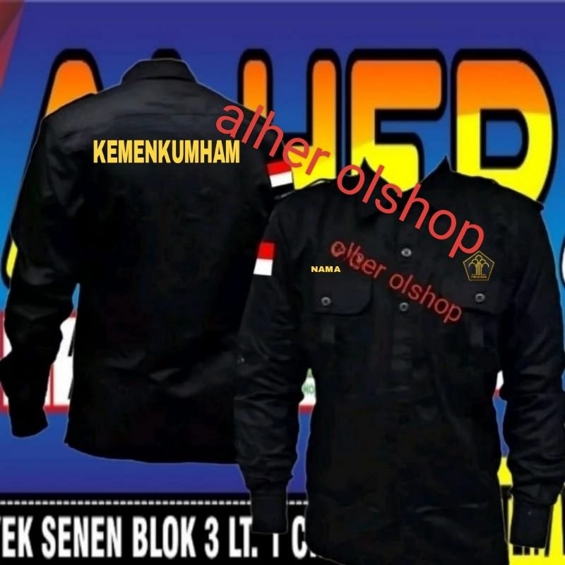 kemeja kemenkumham baju kemenkumham seragam kemenkumham Pdh kemenkumham kemeja kerja kemenkumham baj