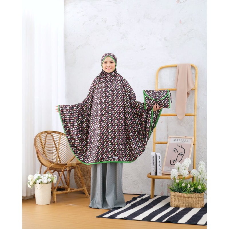 mukena katun jepang ori premium jumbo zlassica 1327