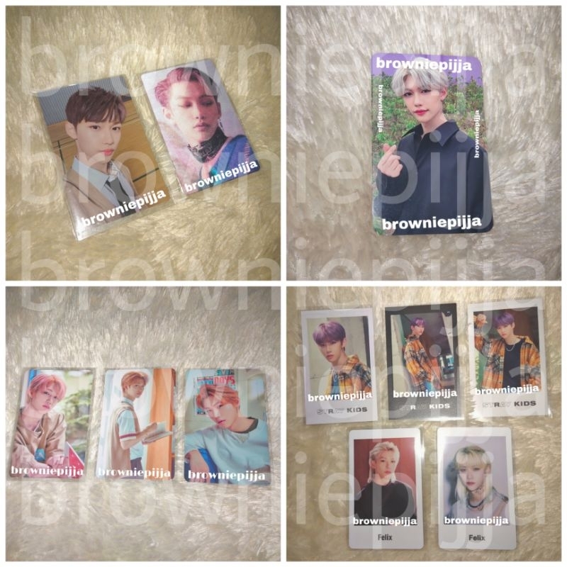 STRAYKIDS OFFICIAL PHOTOCARD FELIX GO LIVE LEVANTER RANPOC POLAROID