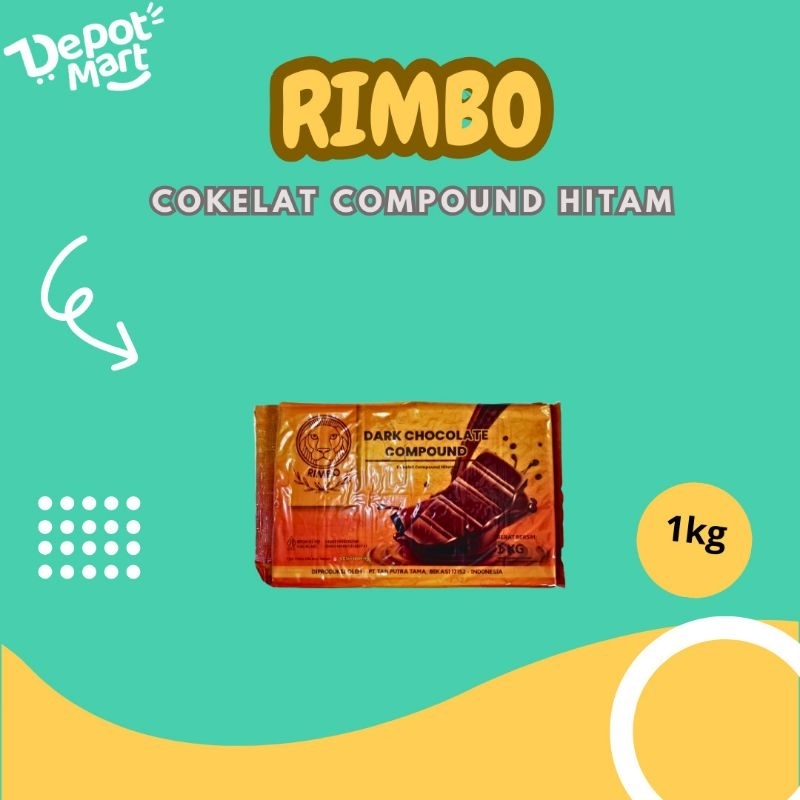 

Rimbo Coklat Compound 1 Kg Cokelat Batang - Dark Chocolate Compound Depot Mart