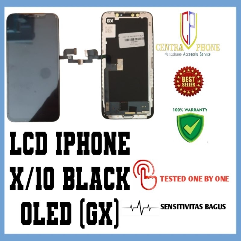 LCD IPHONE X/10 BLACK (GX) OLED