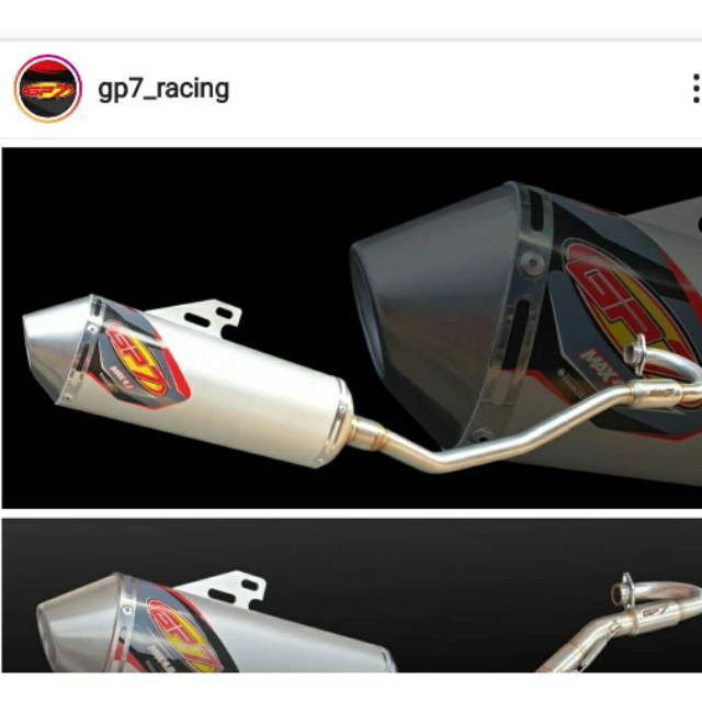 Knalpot crf150 knalpot klx gp7 max 4.1