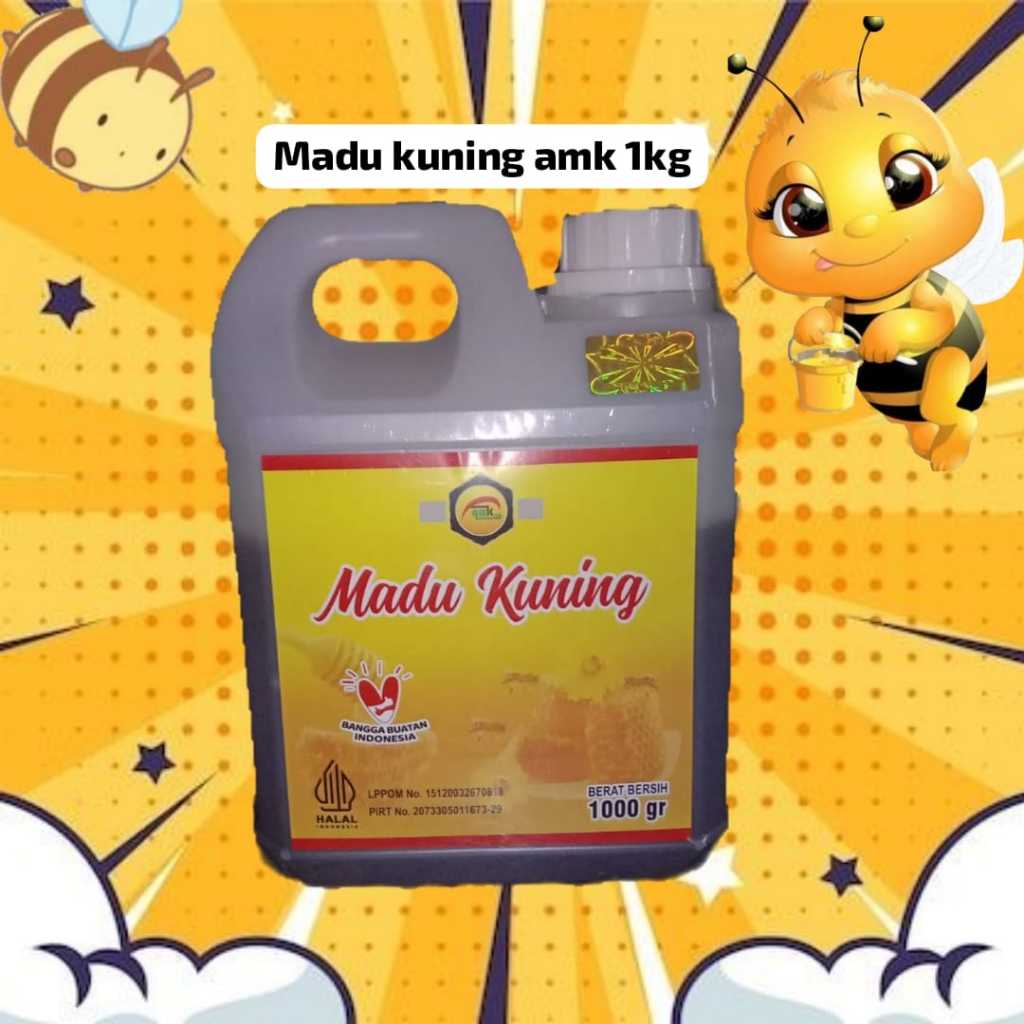 

Madu Asli Murni Berkualitas | Madu Kuning Alami AMK 1 Kg | Suplemen