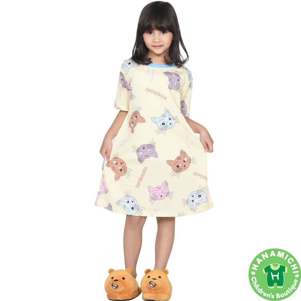 Hanamichi CARLA Dress Anak Perempuan Lengan Pendek