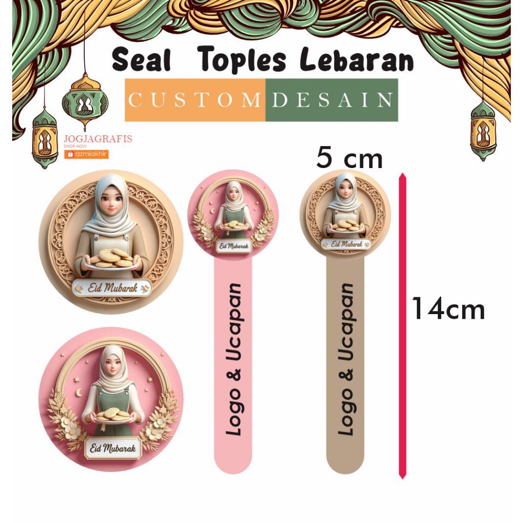 

[ 1 pack 100pcs ] Stiker Seal Toples Stiker thank you Stiker Souvenir / Stiker Segel Free custom desain template