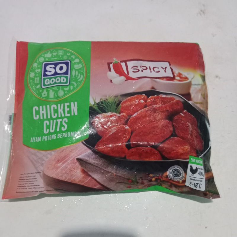 

SOGOOD SPICY CHICKEN CUTS 400GR