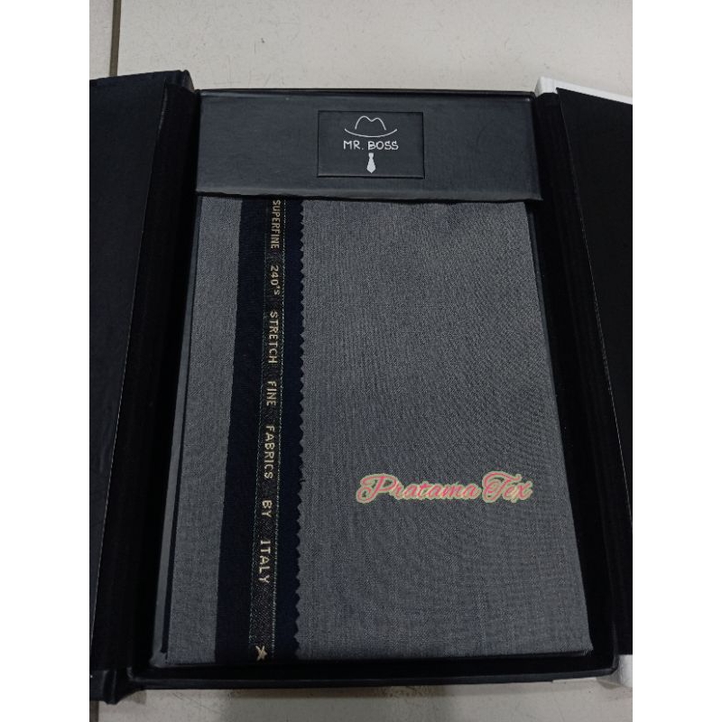 Kain Celana Jas Superfine 240's / Kain Wool By Mr Boss Made In Italy ( Harga per 130 Cm x 150 Cm)