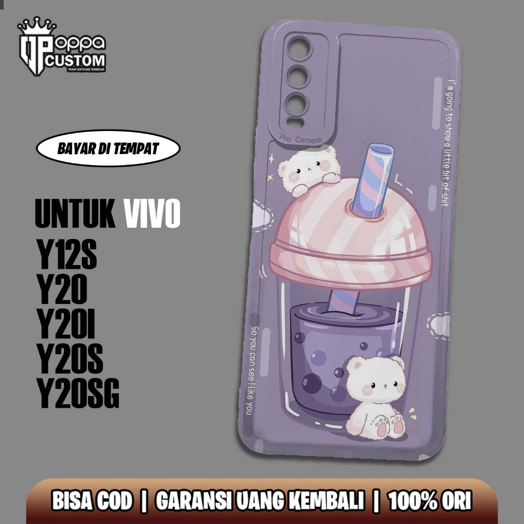 Case VIVO Y20 Y20S Y12S Y20SG Terbaru -  [ BOBA ] - CASING VIVO Y20 Y20S Y12S Y20SG - Case Hp - Casi