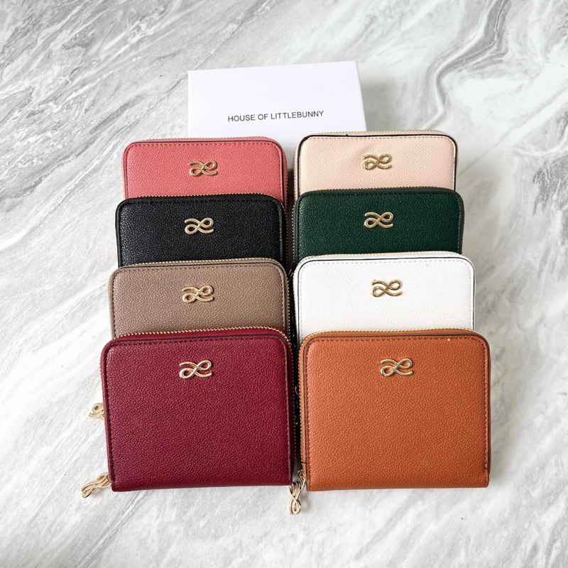 PROMO SALE Dompet little bunny mini hitam putih pink taupe beige merah maron hijau coklat