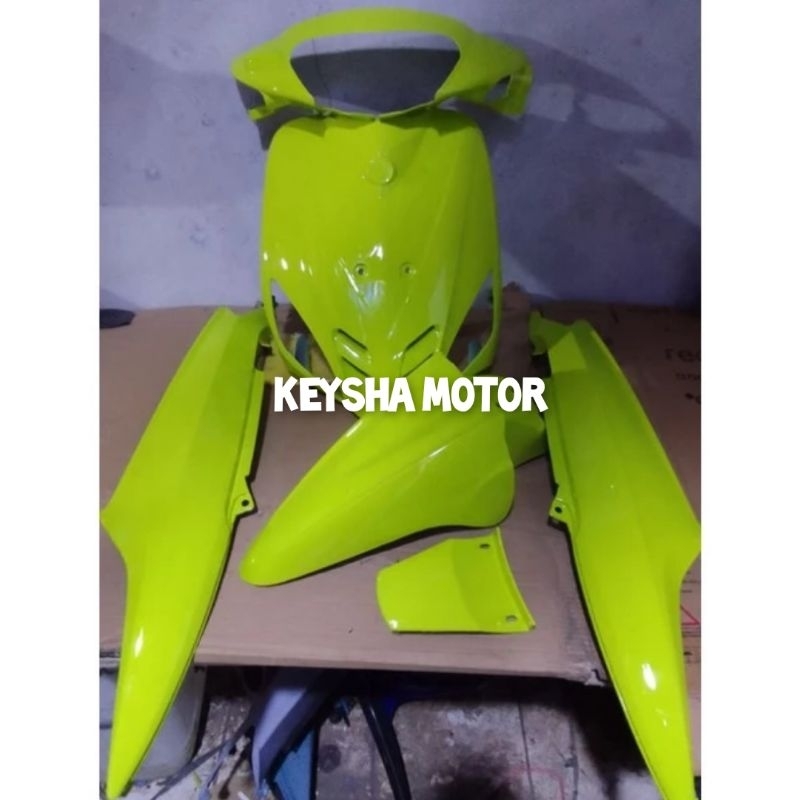 COVER FULL BODY HALUS YAMAHA MIO SPORTY MIO LAMA WARNA HIJAU STABILO