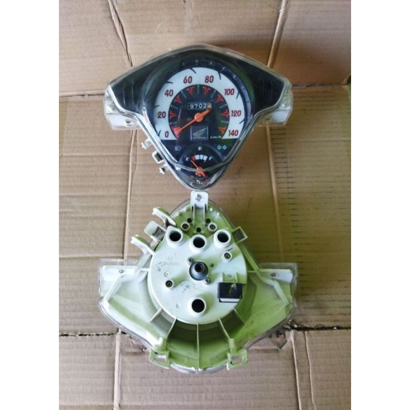 speedometer spidomotor beat karbu original second