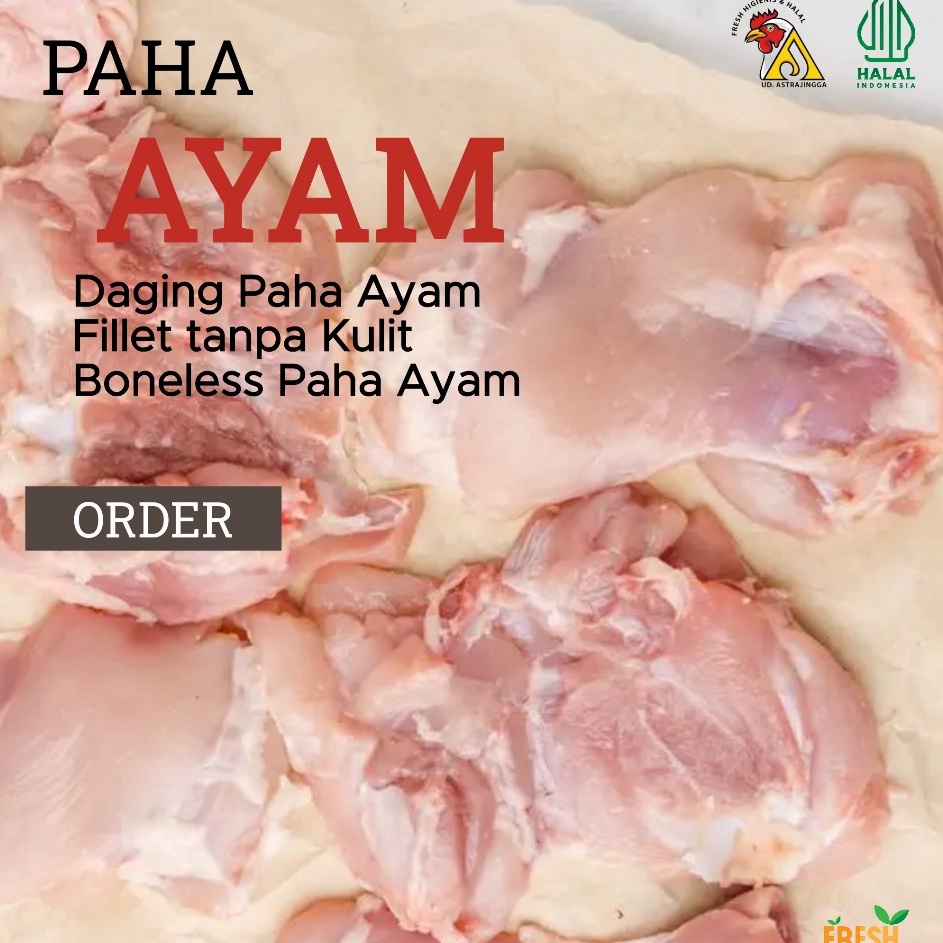 

55 COD Daging Ayam Paha Fillet Boneless Tanpa Kulit