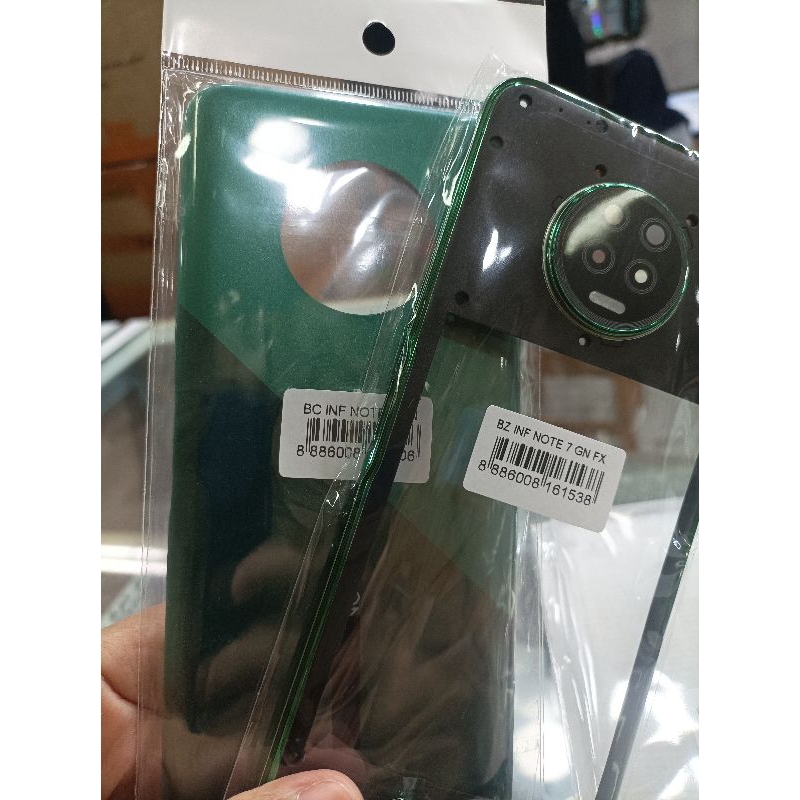 KESING INFINIX NOTE 7 BACKDOOR FULLSET BAZZEL KWALITAS BAGUS