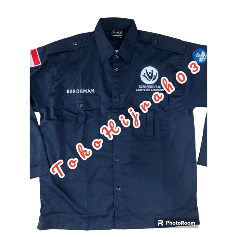 SERAGAM GURU PENGGERAK KEMEJA GURU PENGGERAK BAJU GURU PENGGERAK PDH GURU PENGGERAK SERAGAM LENGAN P